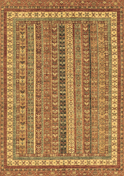 Abstract Brown Modern Rug, abs2383brn