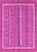 Machine Washable Abstract Pink Modern Rug, wshabs2383pnk