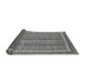 Sideview of Abstract Gray Modern Rug, abs2383gry