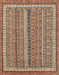 Machine Washable Abstract Camel Brown Rug, wshabs2383