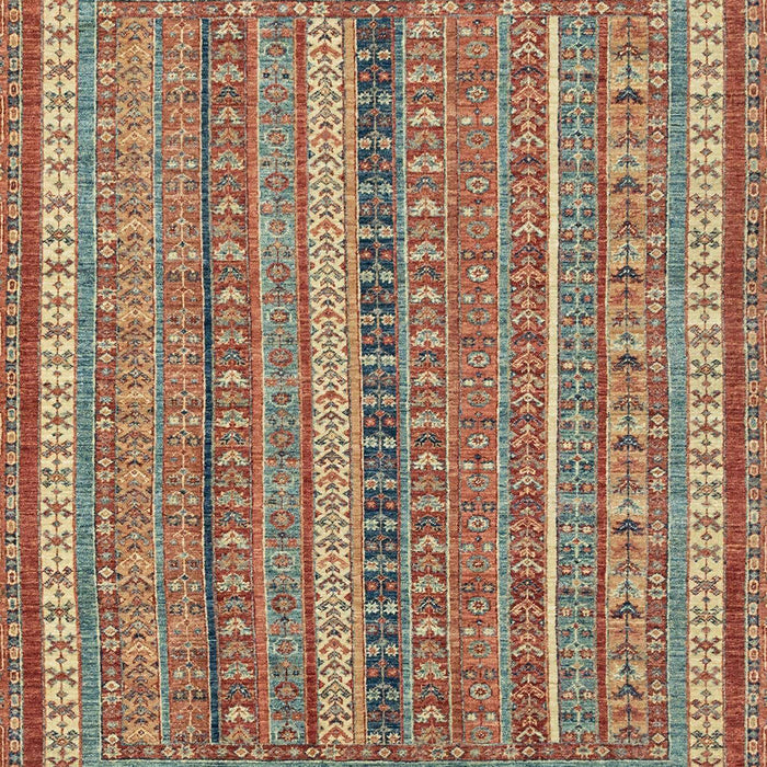 Machine Washable Abstract Camel Brown Rug, wshabs2383