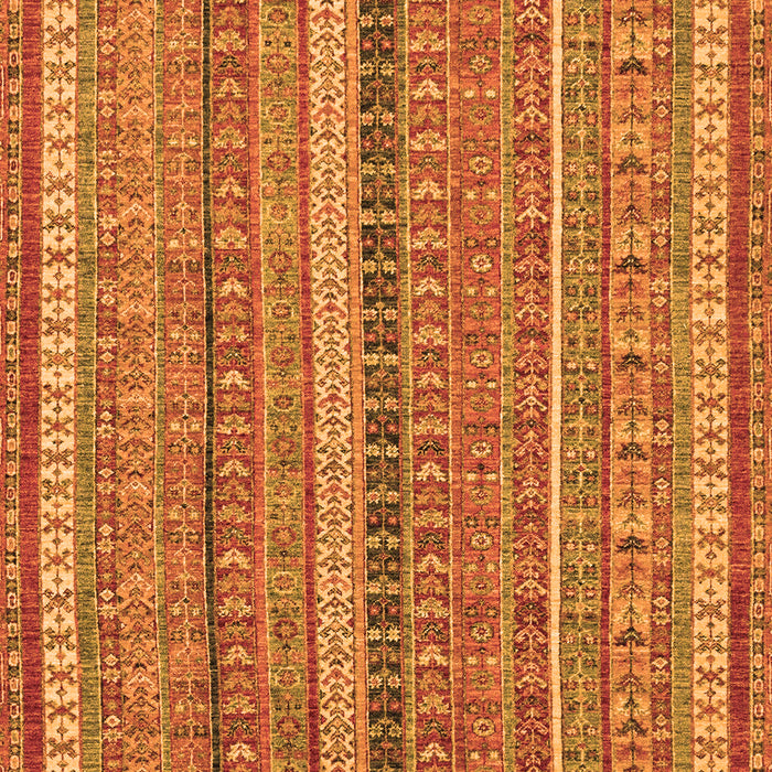 Machine Washable Abstract Orange Modern Area Rugs, wshabs2383org