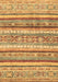 Abstract Brown Modern Rug, abs2384brn