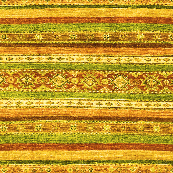 Abstract Yellow Modern Rug, abs2384yw