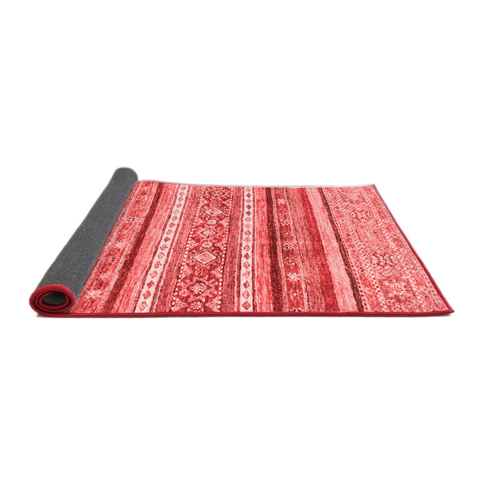 Abstract Red Modern Area Rugs