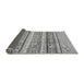 Sideview of Abstract Gray Modern Rug, abs2384gry