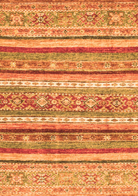 Abstract Orange Modern Rug, abs2384org