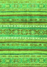 Abstract Green Modern Rug, abs2384grn