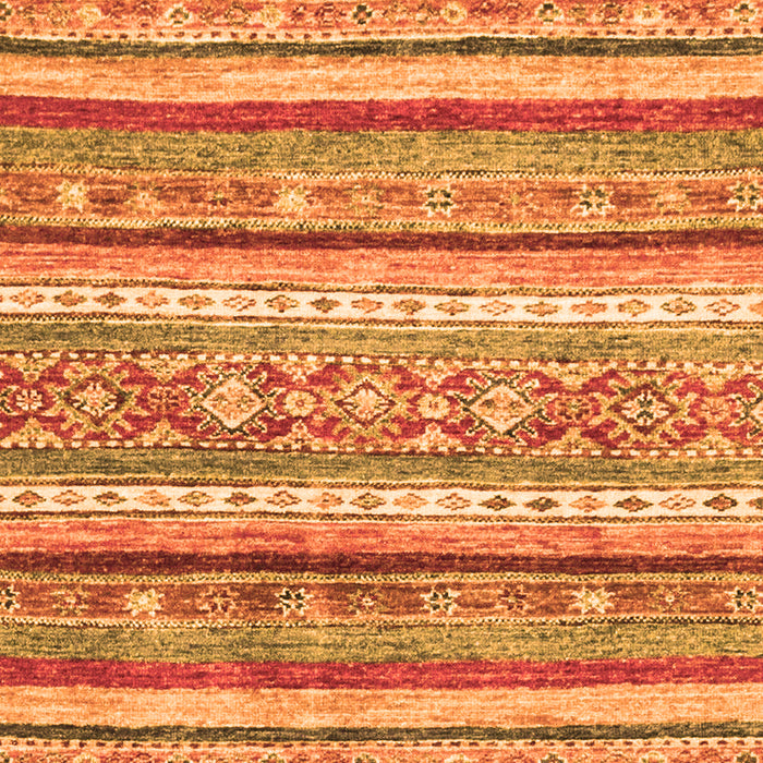 Machine Washable Abstract Orange Modern Area Rugs, wshabs2384org