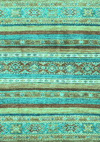 Abstract Turquoise Modern Rug, abs2384turq