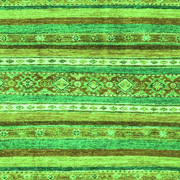 Machine Washable Abstract Green Modern Area Rugs, wshabs2384grn