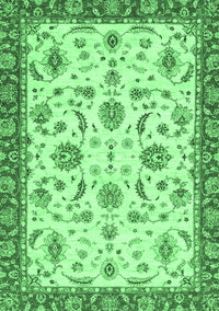 Oriental Emerald Green Traditional Rug, abs2385emgrn