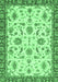 Oriental Emerald Green Traditional Rug, abs2385emgrn