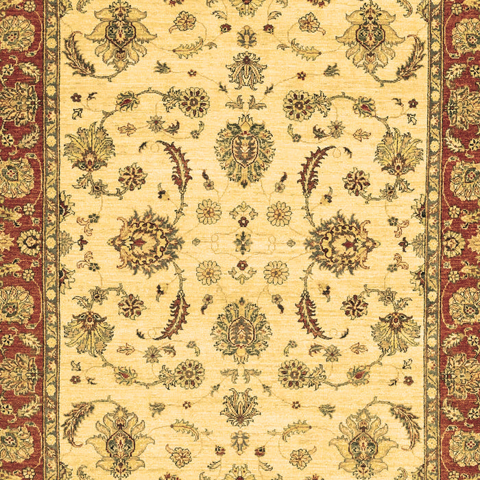 Machine Washable Oriental Brown Traditional Rug, wshabs2385brn