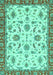 Oriental Turquoise Traditional Rug, abs2385turq