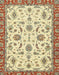 Abstract Gold Brown Oriental Rug, abs2385