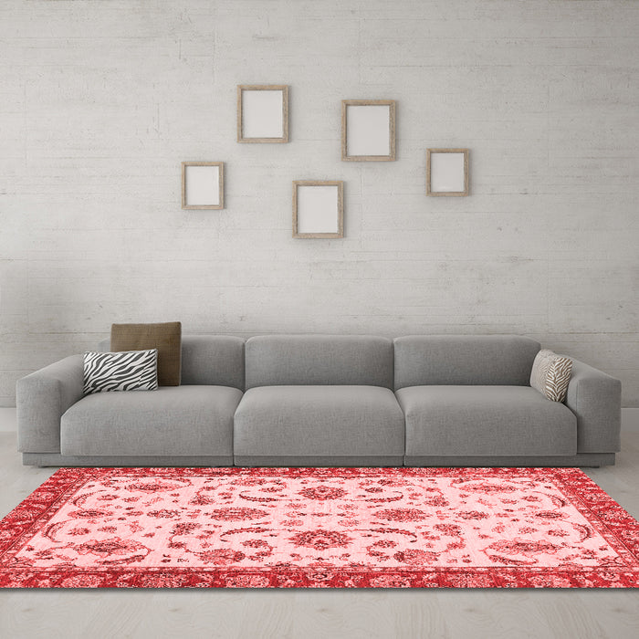 Traditional Red Washable Rugs