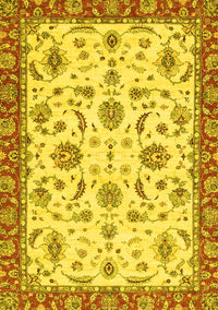 Oriental Yellow Traditional Rug, abs2385yw