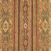 Square Abstract Brown Modern Rug, abs2386brn