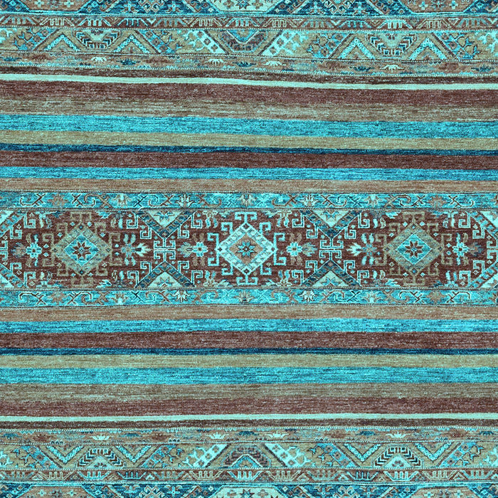 Abstract Light Blue Modern Rug, abs2386lblu