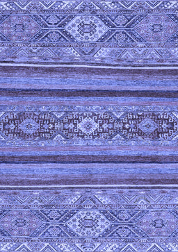 Abstract Blue Modern Rug, abs2386blu