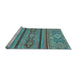 Sideview of Machine Washable Abstract Light Blue Modern Rug, wshabs2386lblu