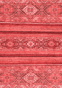 Abstract Red Modern Rug, abs2386red