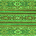 Square Abstract Green Modern Rug, abs2386grn