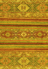 Abstract Yellow Modern Rug, abs2386yw