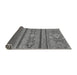 Sideview of Abstract Gray Modern Rug, abs2386gry