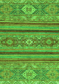 Abstract Green Modern Rug, abs2386grn