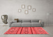 Modern Red Washable Rugs