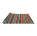 Sideview of Abstract Brown Red Modern Rug, abs2387