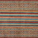 Square Abstract Brown Red Modern Rug, abs2387