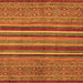 Square Abstract Orange Modern Rug, abs2387org