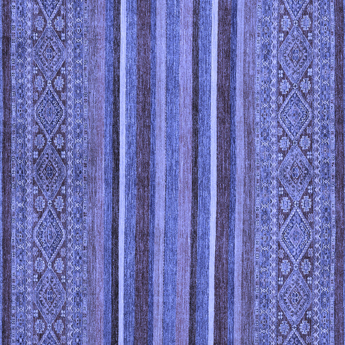 Square Abstract Blue Modern Rug, abs2387blu