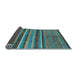 Sideview of Abstract Light Blue Modern Rug, abs2387lblu