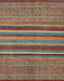 Machine Washable Abstract Brown Red Rug, wshabs2387