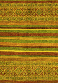 Abstract Yellow Modern Rug, abs2387yw