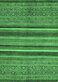 Abstract Emerald Green Modern Rug, abs2387emgrn