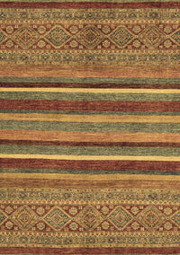 Abstract Brown Modern Rug, abs2387brn