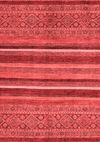 Abstract Red Modern Rug, abs2387red