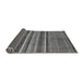 Sideview of Abstract Gray Modern Rug, abs2387gry