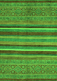 Abstract Green Modern Rug, abs2387grn