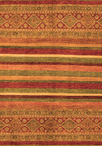 Abstract Orange Modern Rug, abs2387org