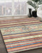 Machine Washable Abstract Rust Pink Rug in a Family Room, wshabs2388