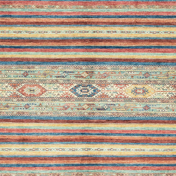 Machine Washable Abstract Rust Pink Rug, wshabs2388