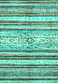 Abstract Turquoise Modern Rug, abs2388turq