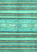 Abstract Turquoise Modern Rug, abs2388turq