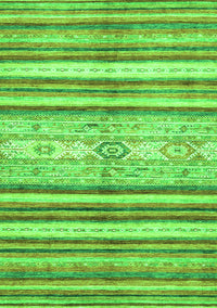 Abstract Green Modern Rug, abs2388grn